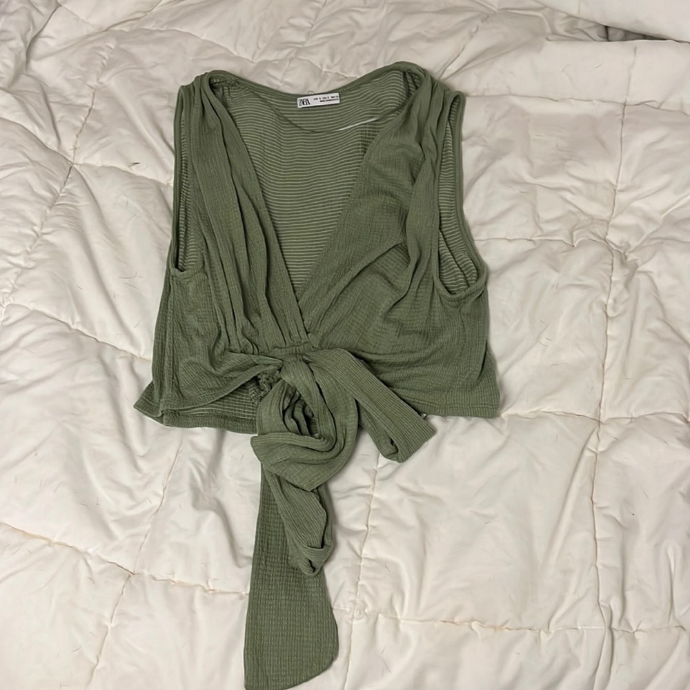 Zara Teal Tank